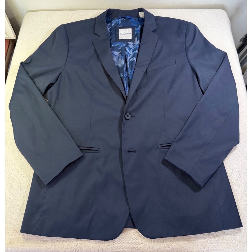 Tommy Bahama Boracay Navy Blue Blazer Sport Coat XL ST524644